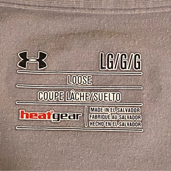 Under Armour Men’s “I Hunt” Gray Short Sleeve T Shirt Crew Neck Size L - Picture 2 of 10
